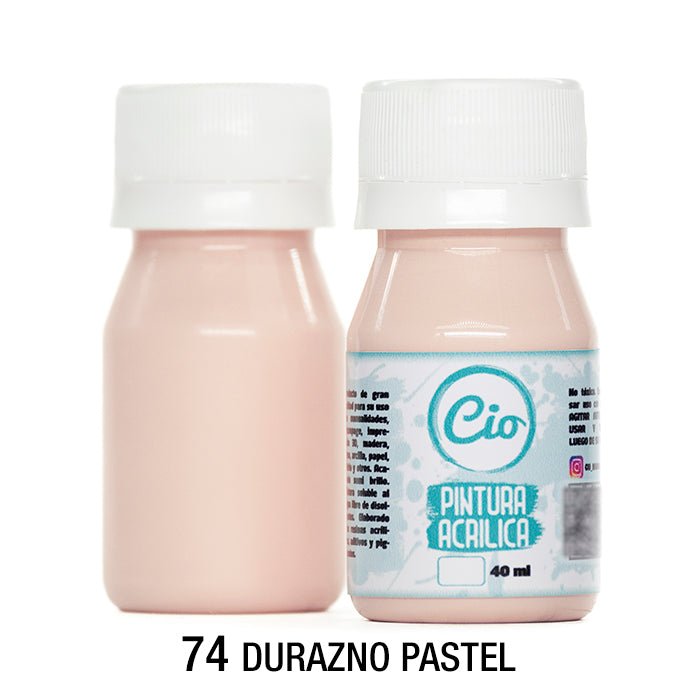 Pintura Acrílica 40ml, 96 colores a elección - Cio Manualidades