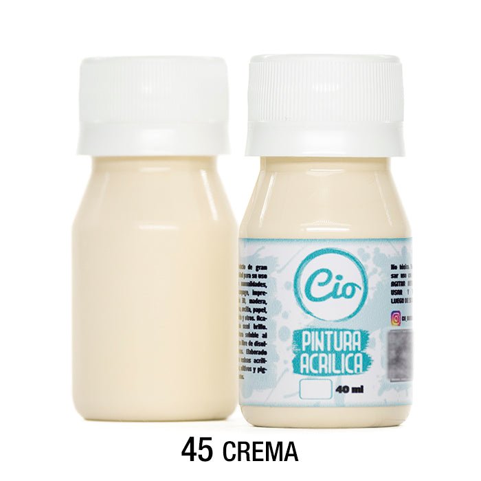 Pintura Acrílica 40ml, 96 colores a elección - Cio Manualidades