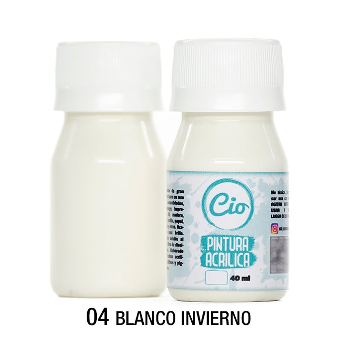 Pintura Acrílica 40ml, 96 colores a elección - Cio Manualidades
