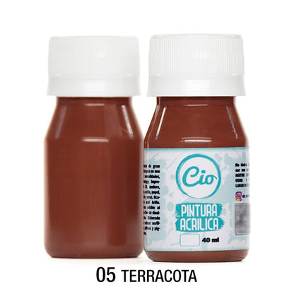 Pintura Acrílica 40ml, 96 colores a elección - Cio Manualidades