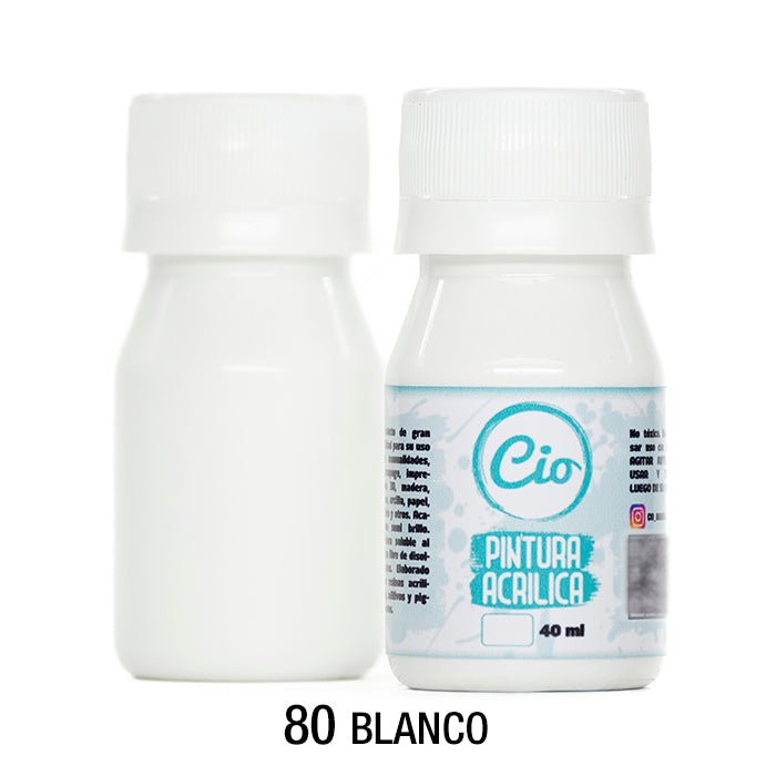 Pintura Acrílica 40ml, 96 colores a elección - Cio Manualidades