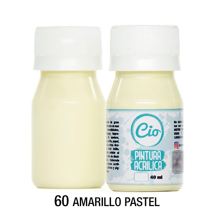 Pintura Acrílica 40ml, 96 colores a elección - Cio Manualidades