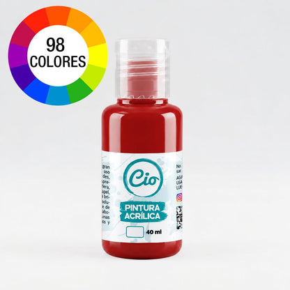 Pintura Acrílica 40ml - Cio Manualidades