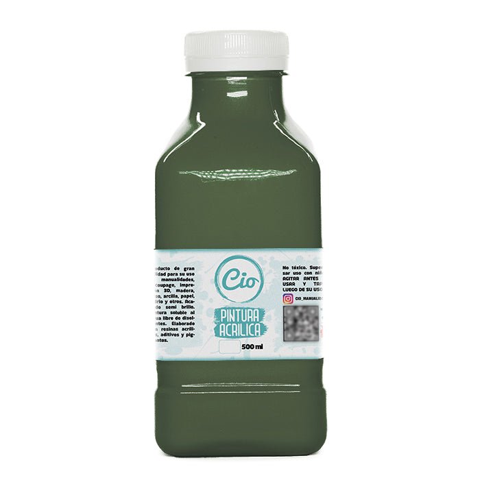 Pintura Acrílica 500ml, 96 colores a elección - Cio Manualidades