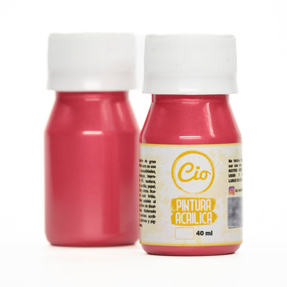 Pintura Metalizada 40ml, 32 colores a elección - Cio Manualidades