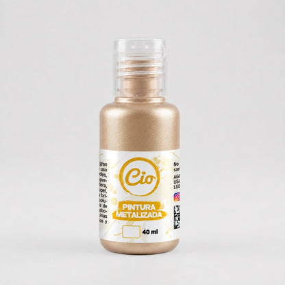 Pintura Metalizada 40ml - Cio Manualidades