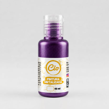 Pintura Metalizada 40ml - Cio Manualidades