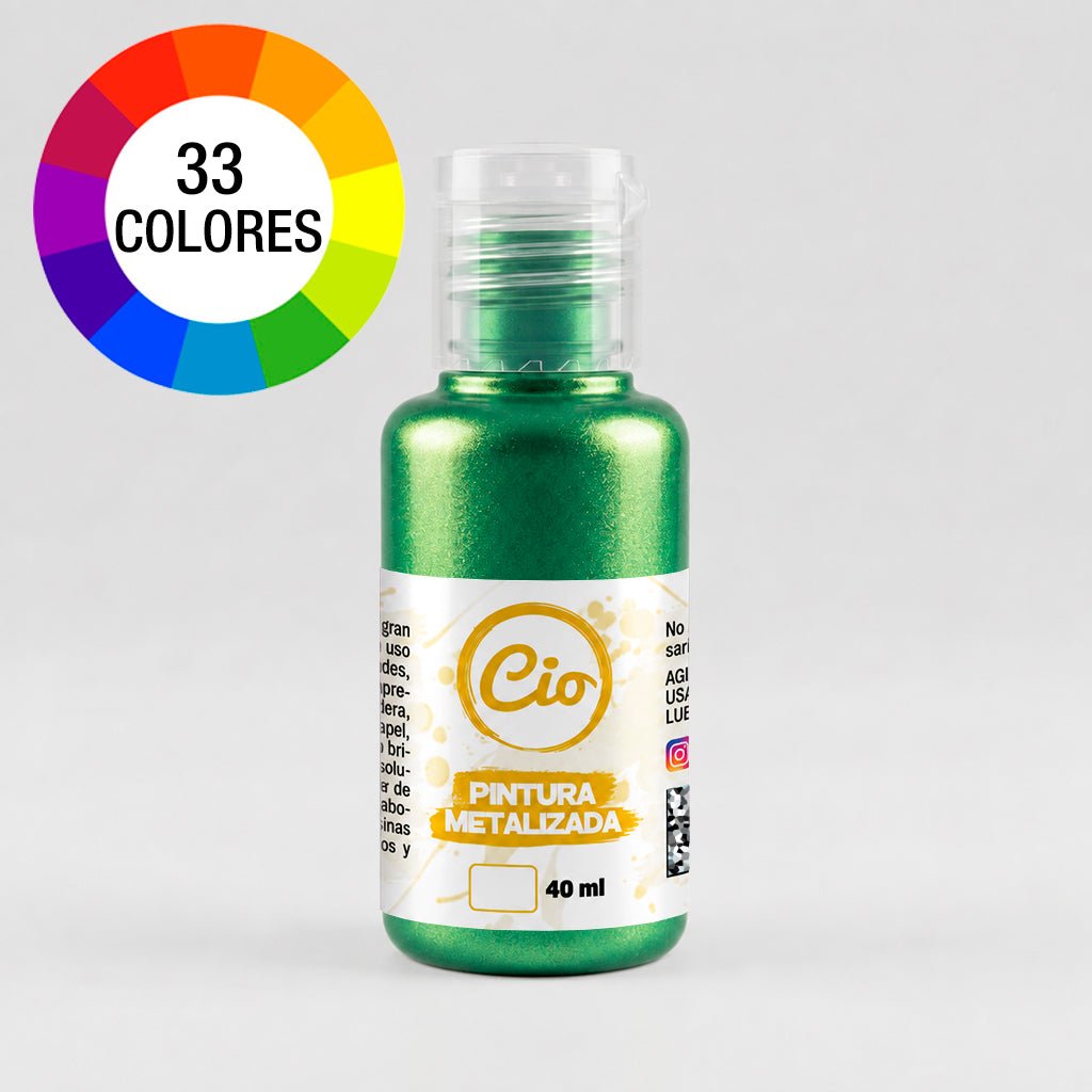 Pintura Metalizada 40ml - Cio Manualidades
