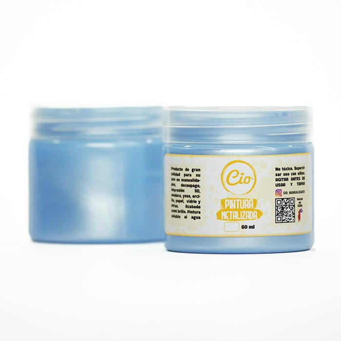 Pintura Metalizada 60ml, 33 colores a elección - Cio Manualidades