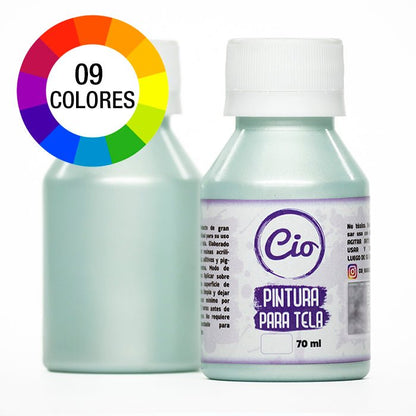 Pintura para Tela Perlada 70ml - Cio Manualidades