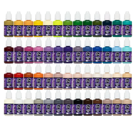 Set 52 Pinturas para aerógrafo 30ml