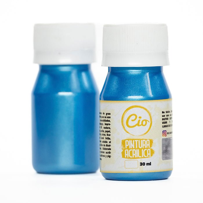 Pintura Metalizada 30ml, 32 colores a elección - Cio Manualidades