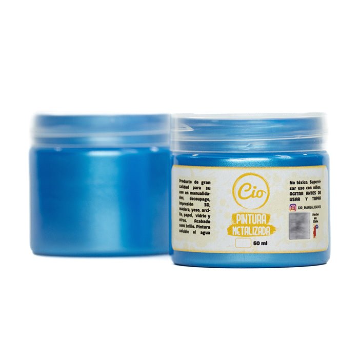 Pintura Metalizada 60ml, 32 colores a elección - Cio Manualidades