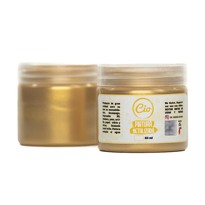 Pintura Metalizada 60ml, 32 colores a elección - Cio Manualidades
