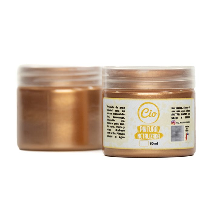 Pintura Metalizada 60ml, 32 colores a elección - Cio Manualidades