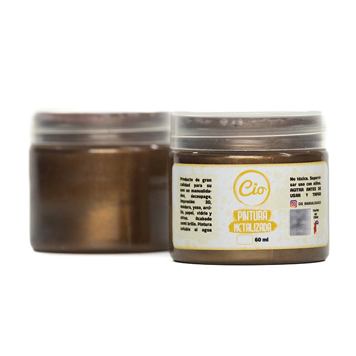Pintura Metalizada 60ml, 32 colores a elección - Cio Manualidades