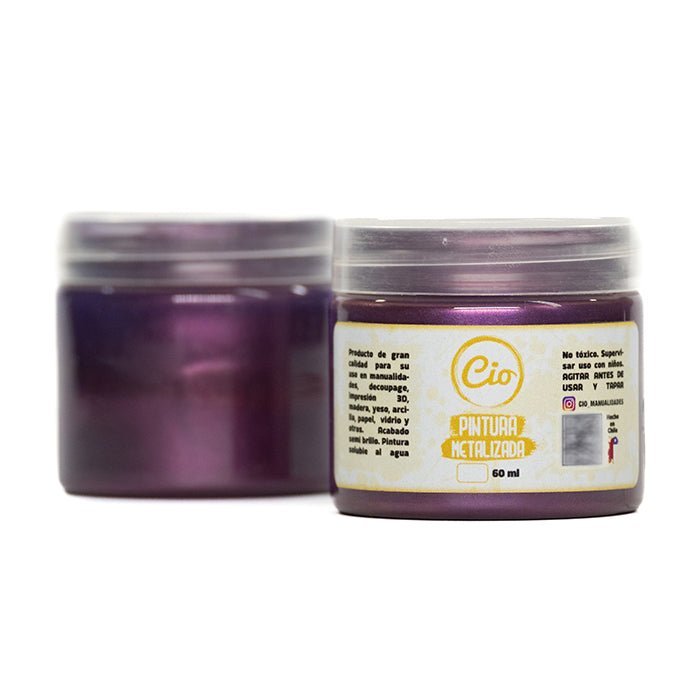Pintura Metalizada 60ml, 32 colores a elección - Cio Manualidades