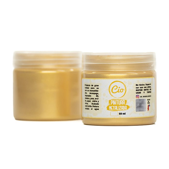 Pintura Metalizada 60ml, 32 colores a elección - Cio Manualidades