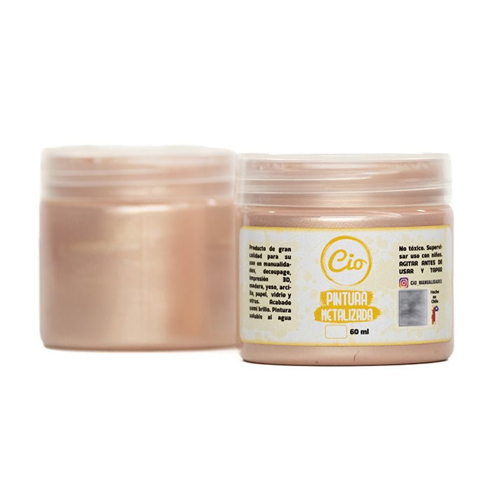 Pintura Metalizada 60ml, 32 colores a elección - Cio Manualidades