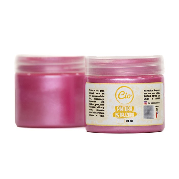 Pintura Metalizada 60ml, 32 colores a elección - Cio Manualidades