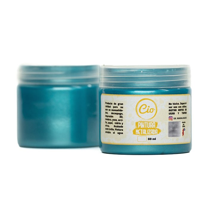 Pintura Metalizada 60ml, 32 colores a elección - Cio Manualidades